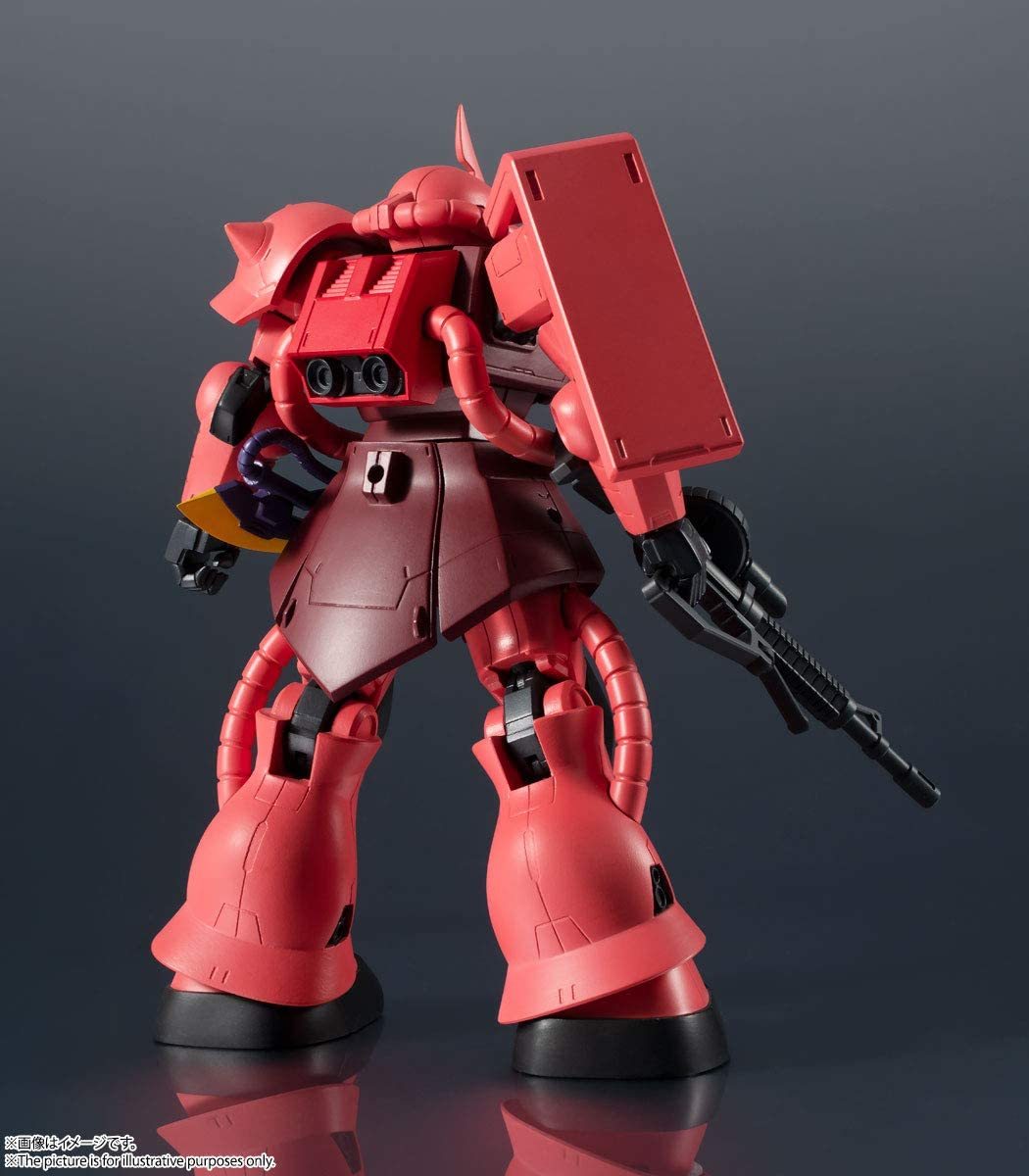 機動戦士ガンダム シャア 専用 GUNDAM UNIVERSE MS-06S ザクII 約150mm ABS&PVC製 塗装済み可動フィギュア バンダイ 新品 未開封_画像5