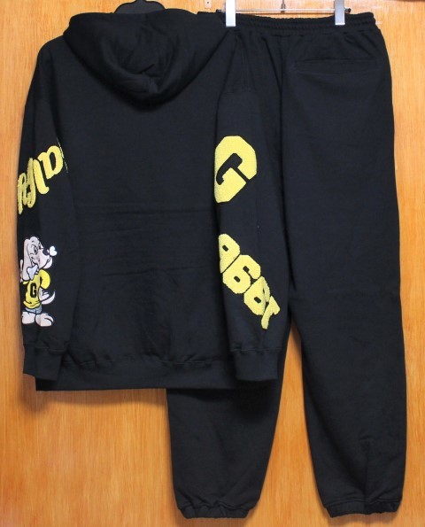 SALE!GALFY ♪Lガルフィー総刺繍スウェットパーカー上下