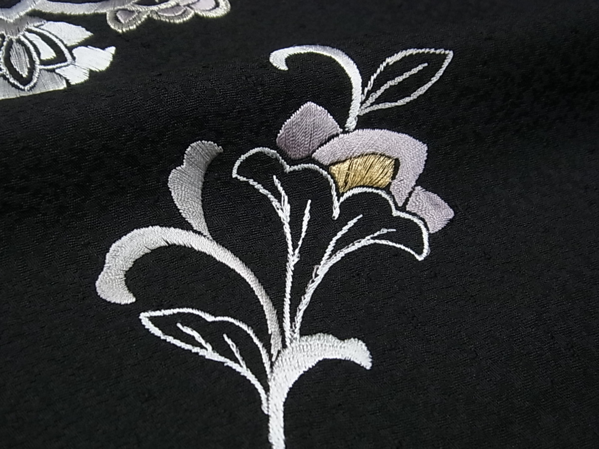 最安値新品 ヤフオク! - 平和屋着物 極上 訪問着 単衣 総刺繍 胡蝶蘭