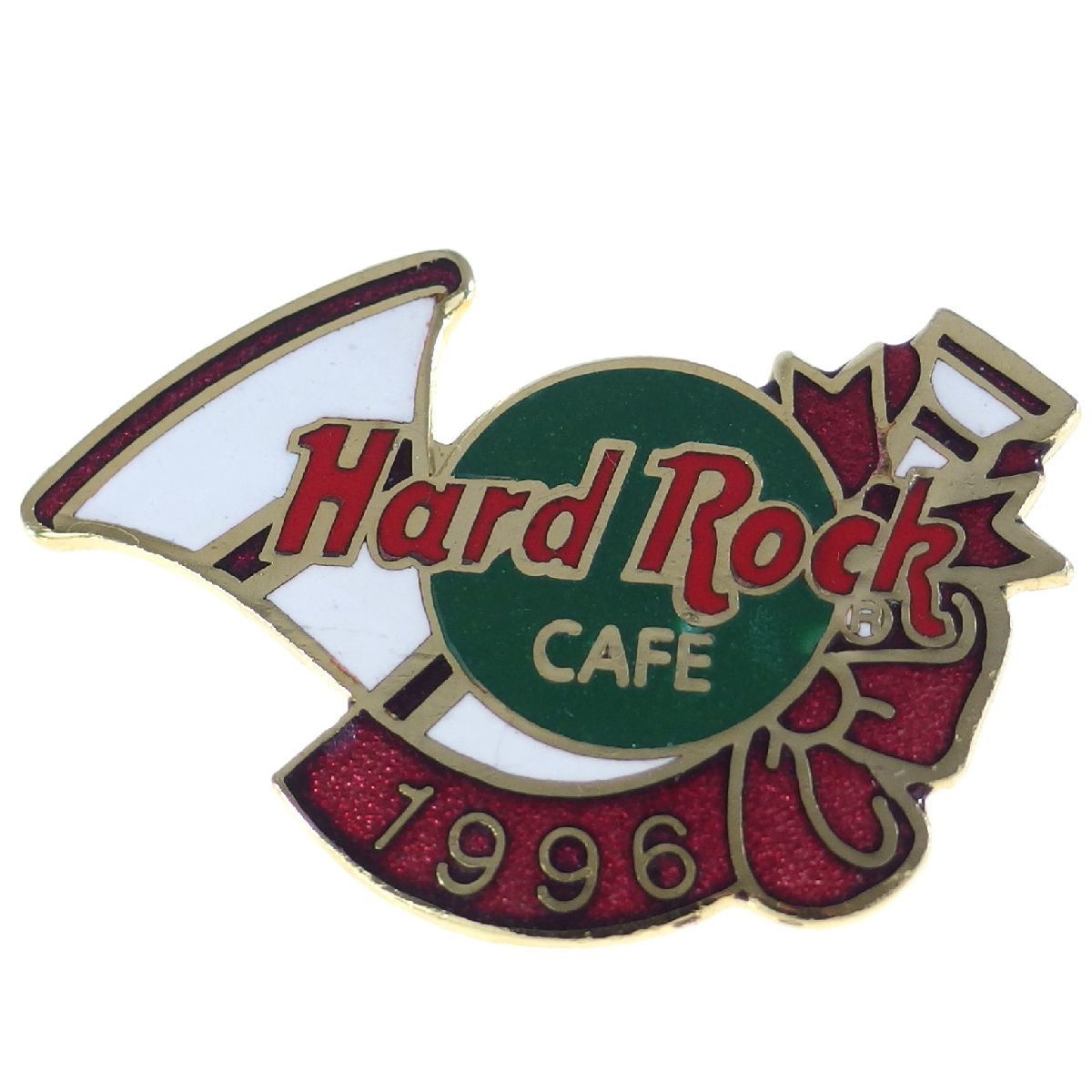 A8137◆【HARD ROCK CAFE】◆ 1996年 ハードロックカフェ ◆ ヴィンテージブローチ * タックピン ◆ _画像1
