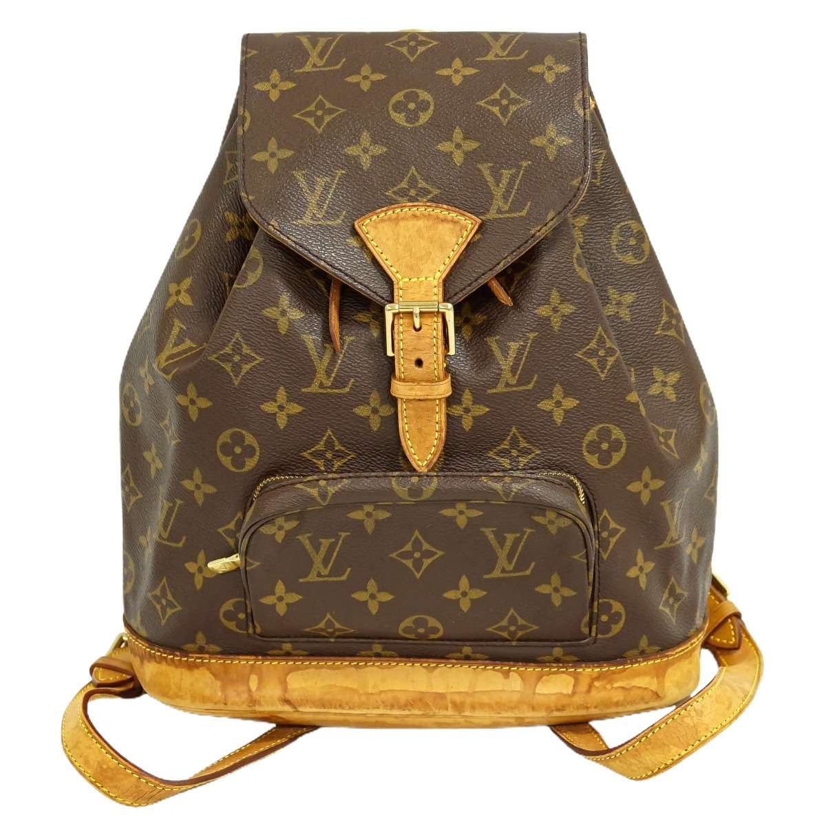 本物 ルイヴィトン LOUIS VUITTON LV モンスリ MM リュックサック