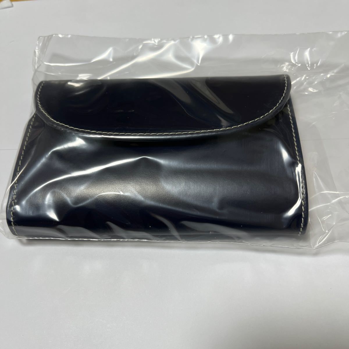 保証書付】 DD1391-700 ホワイトハウスコックス 3つ折り財布 NAVY