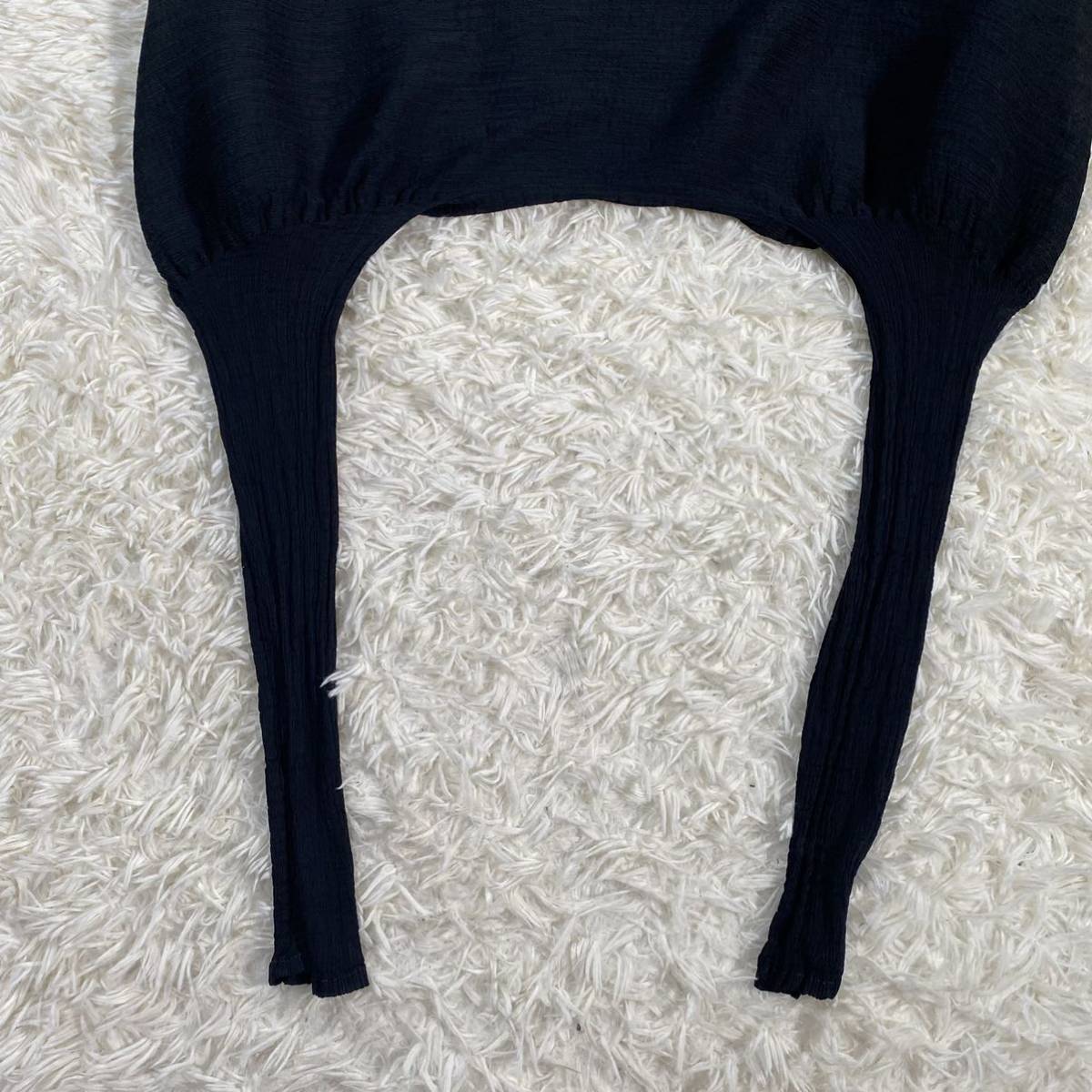 ISSEY MIYAKE me 変形 サルエルパンツ プリーツプリーズ イッセイ