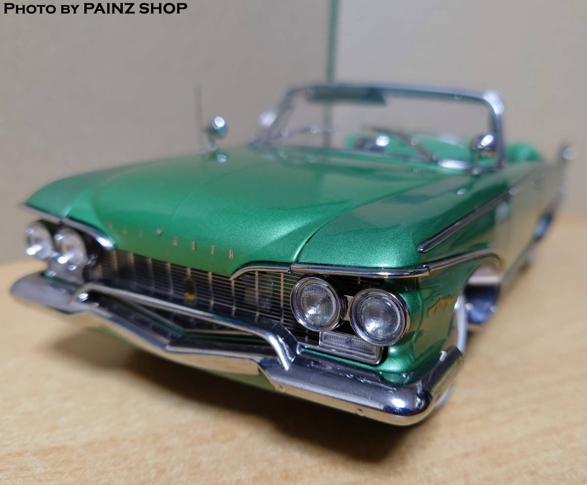 1/18 プリムスフューリーオープンコンバーチブル1960Chromeグリーン