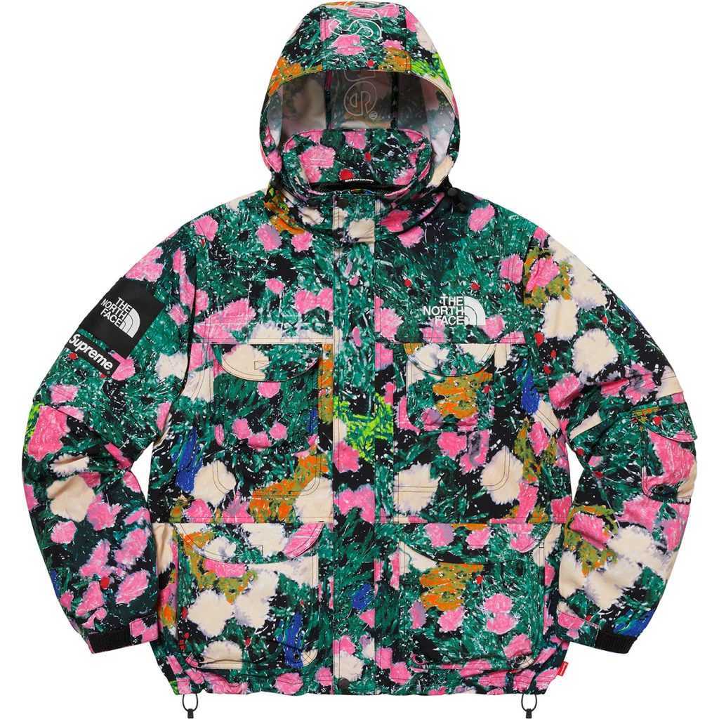 即決 送料無料 Supreme シュプリーム 22SS North Face コラボ Trekking Convertible Jacket フラワーズ 花柄　Large Lサイズ 国内正規 新品_画像2