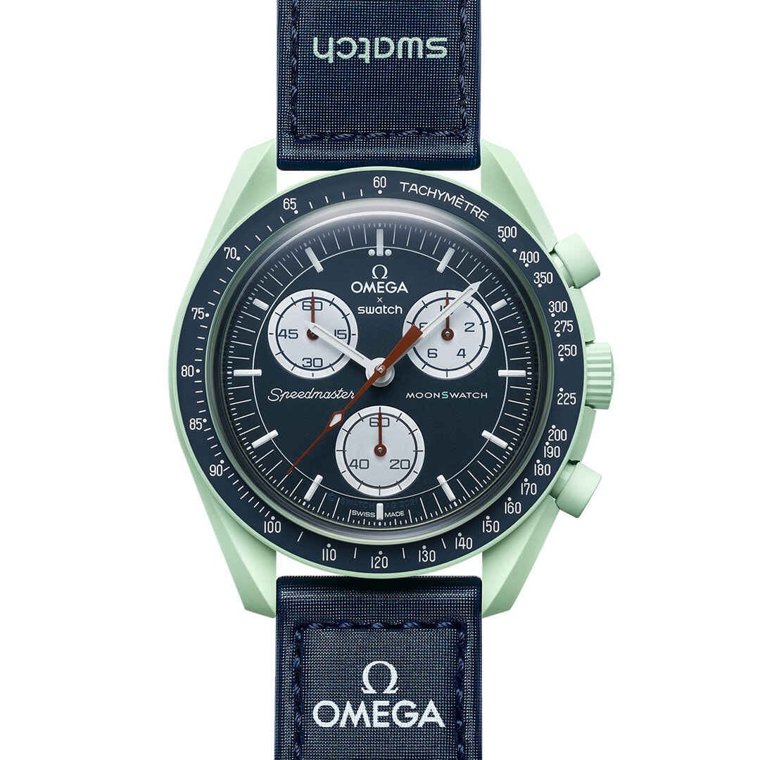 未使用 保証書付 Swatch Omega Earth スウォッチ オメガ ムーンスウォッチ アース 地球 スピードマスター