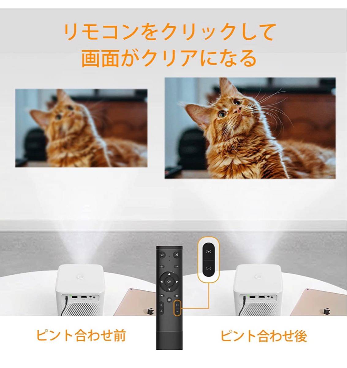 WITSEER ホームプロジェクター(L1M)Projector ネイティブ 1080P フル HD スマホ/iPhone PS3/4/5 Switchミラーリング 小型 コンパクト