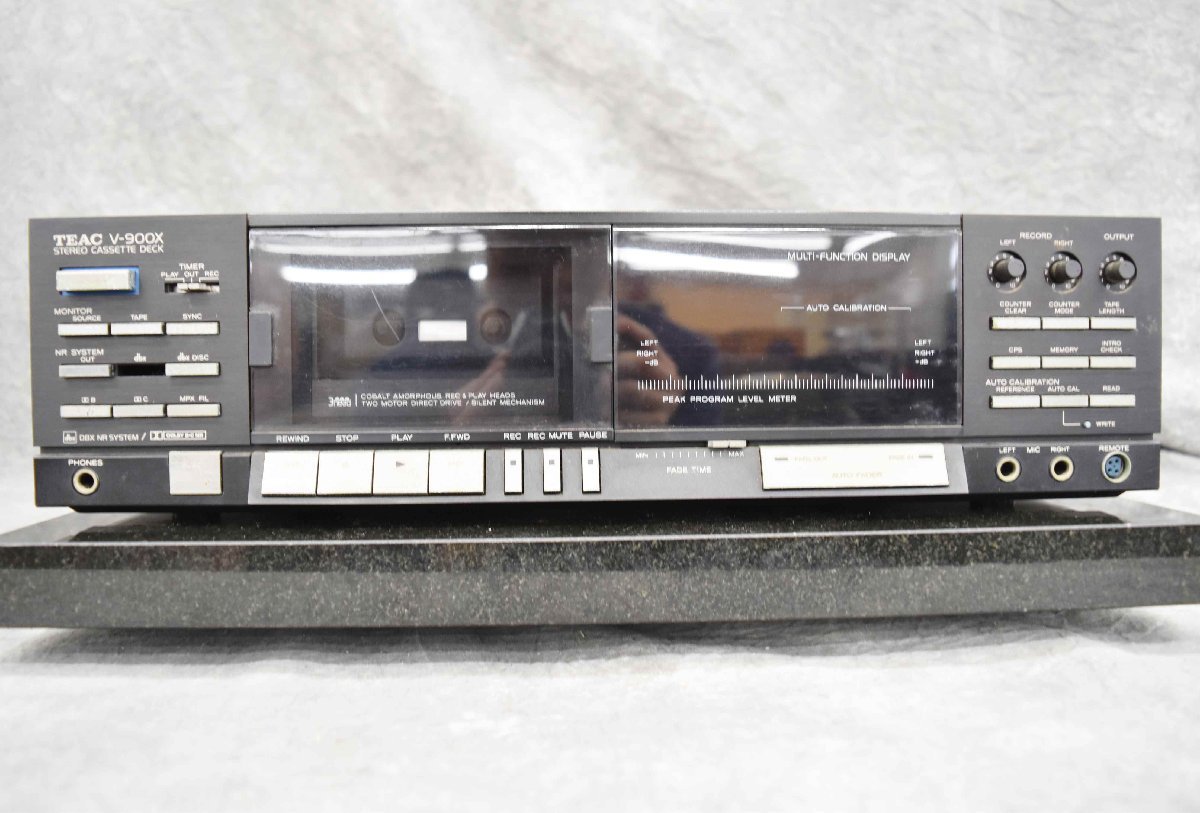 受注生産品】 値下げ!!TEAC 3ヘッドカセットデッキ V-900X(ジャンク
