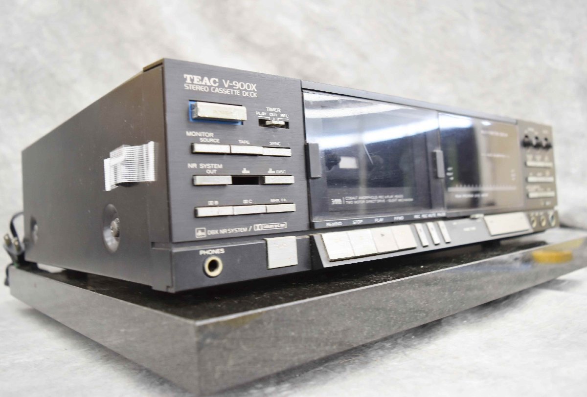 満点の 値下げ!!TEAC 3ヘッドカセットデッキ 3ヘッドカセット V-900X
