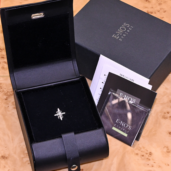  genuine article new goods i-nos mechanical Cross diamond pendant top necklace charm men's jewelry box written guarantee expert evidence attaching E-NO*S