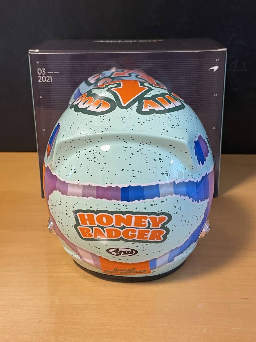 完売品】1/2ヘルメット ダニエル・リカルド F1 2021年シーズン 完売品】1/2ヘルメット ダニエル・リカルド F1 2021年シーズン