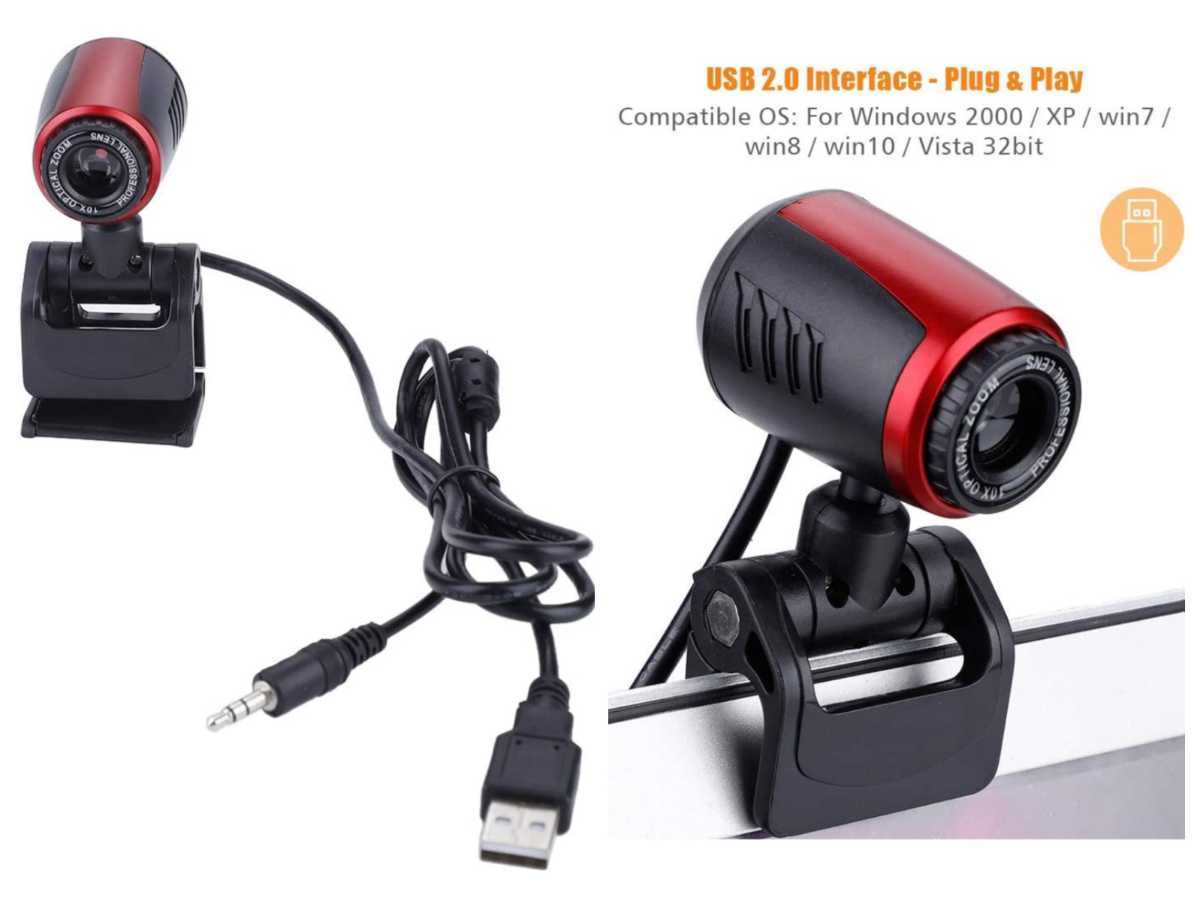 ASHATA 16 веб-камера PC камера USB веб-камера HD компьютер камера USB2.0 Web камера регулировка угла возможность высота изображение . отправка высокая четкость легко устанавливается 
