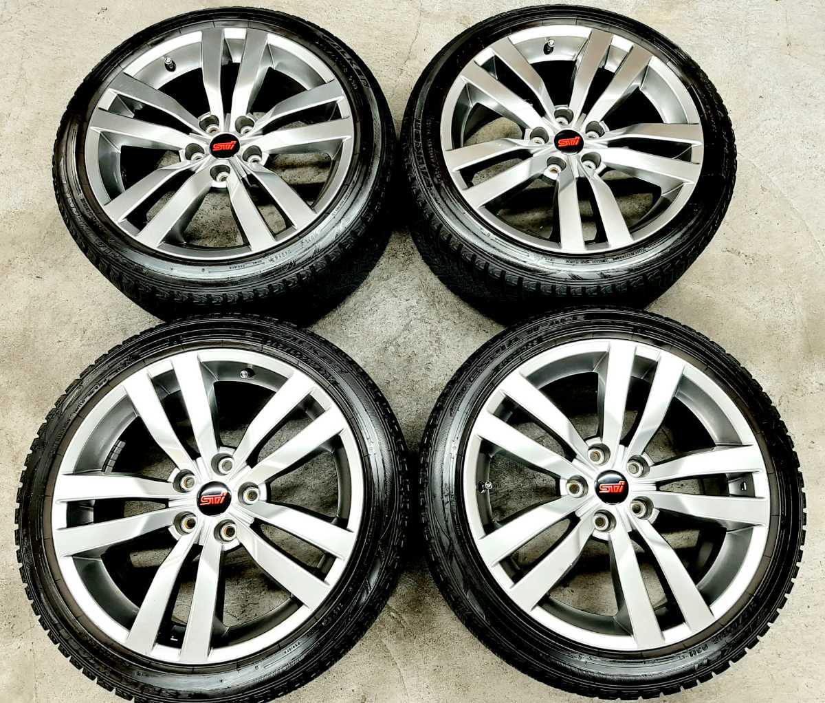 スバル WRX STI 純正 ホイールタイヤ スタッドレス GRB 8.5J 値頃