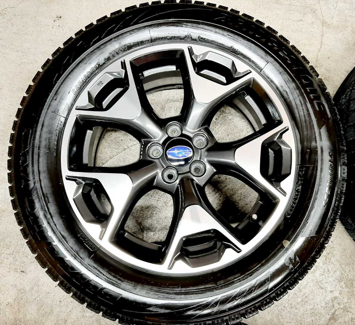 オフセット】 極上 スバルXV 225/60R17 2019年バリ山スタッドレス