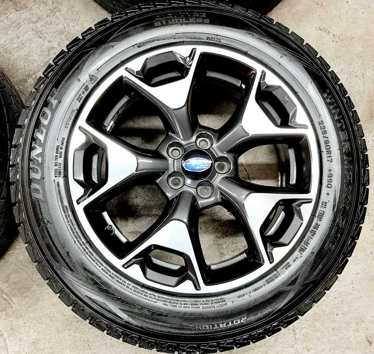 人気第1位 【極上品】スバル スタッドレス XV ホイールタイヤ 純正