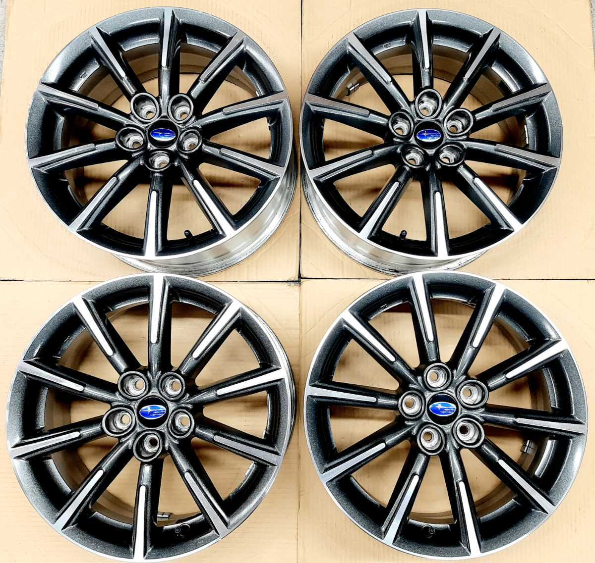 極上品】スバル BRZ 純正16インチ ホイール 4本 6.5J PCD100 レガシィ