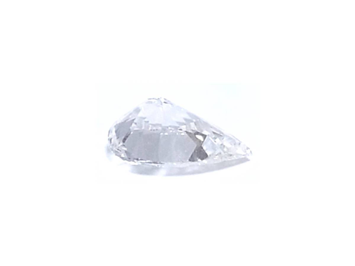 《天然ダイヤ》0.740ct ペアシェイプカット 品質：K/SI-1 鑑定:ソーティング付 ルース_画像2