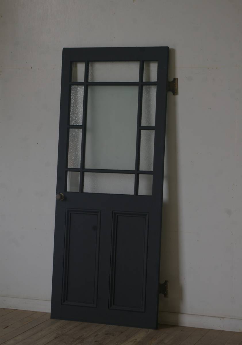 [ old . pavilion. large glass door ]N2 antique store fittings furniture Cafe window sliding door door field interval warehouse door stained glass Taisho period marks lie reform objet d'art 