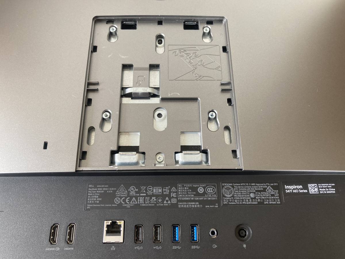 ヤフオク! - 美品 DELL Inspiron 5477 一体型パソコン...