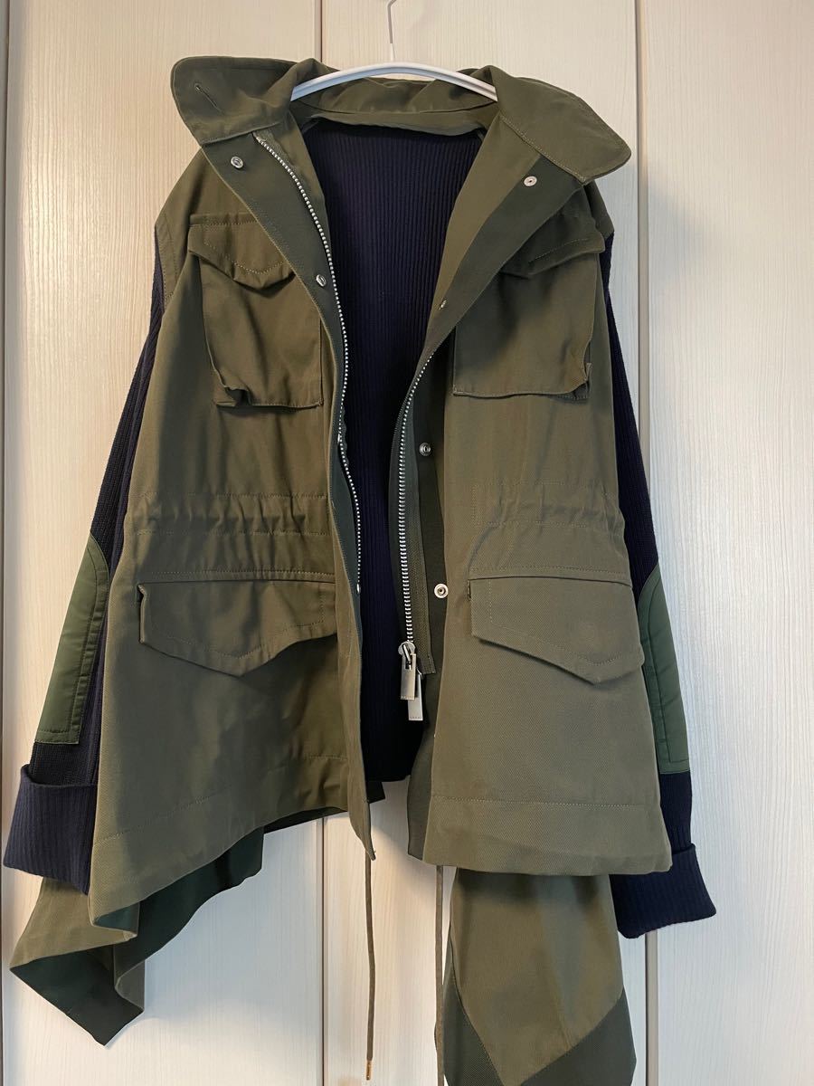 流行 Sacai 21SS Suiting Mix Jacket サイズ1 ecousarecycling.com
