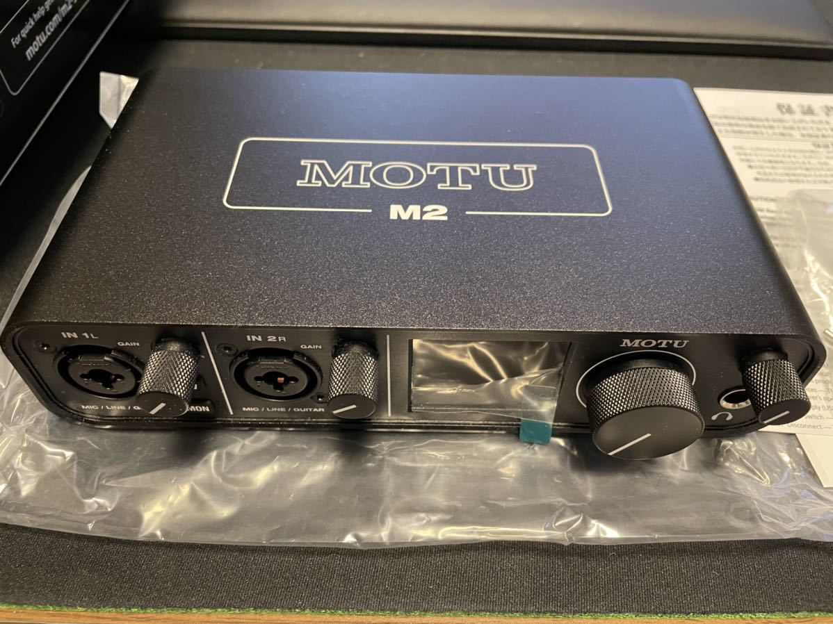 M2 MOTU オーディオインターフェイス(オーディオインターフェース 