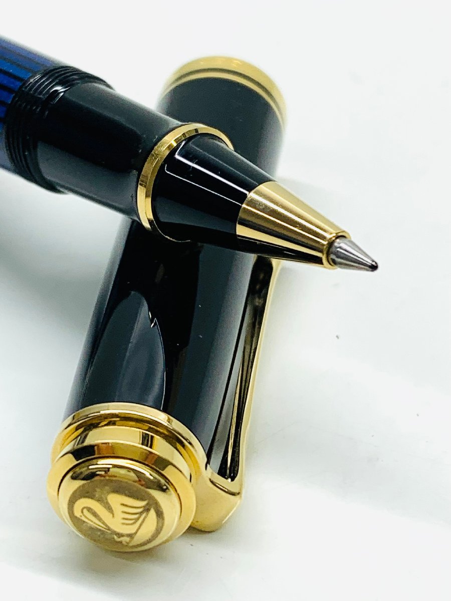 PERIKAN ペリカン 万年筆 ボールペン 3本セット ペン先14C-585 ブルー