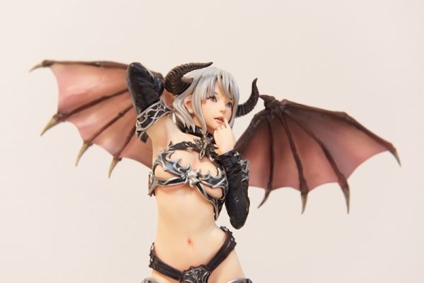 22cm 悪魔娘 篠崎さん レジン キット 樹脂パーツ ガレージキット 1/6スケール 未塗装フィギュア_画像3