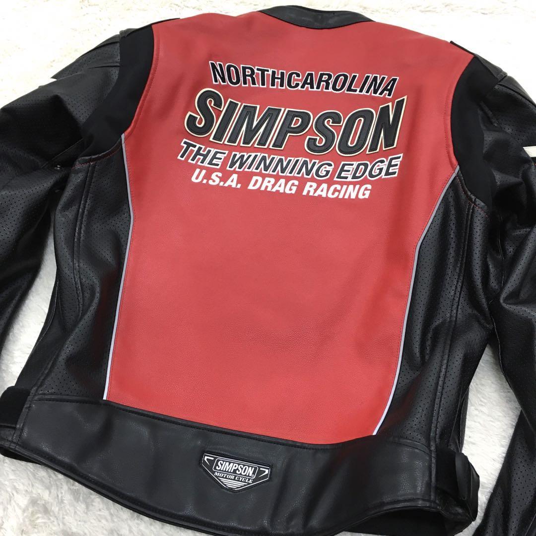 SIMPSON シンプソン ライダースジャケット バイクウェア SIMPSON シンプソン ライダースジャケット バイクウェア
