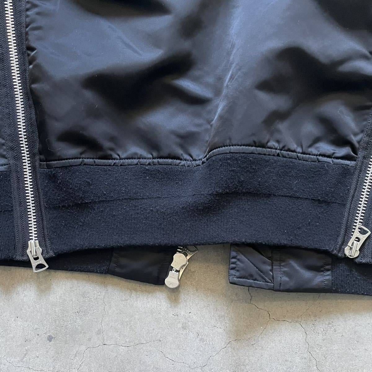 20aw Sacai サカイ / MA-1 ライダース size 3 ドッキング フライト
