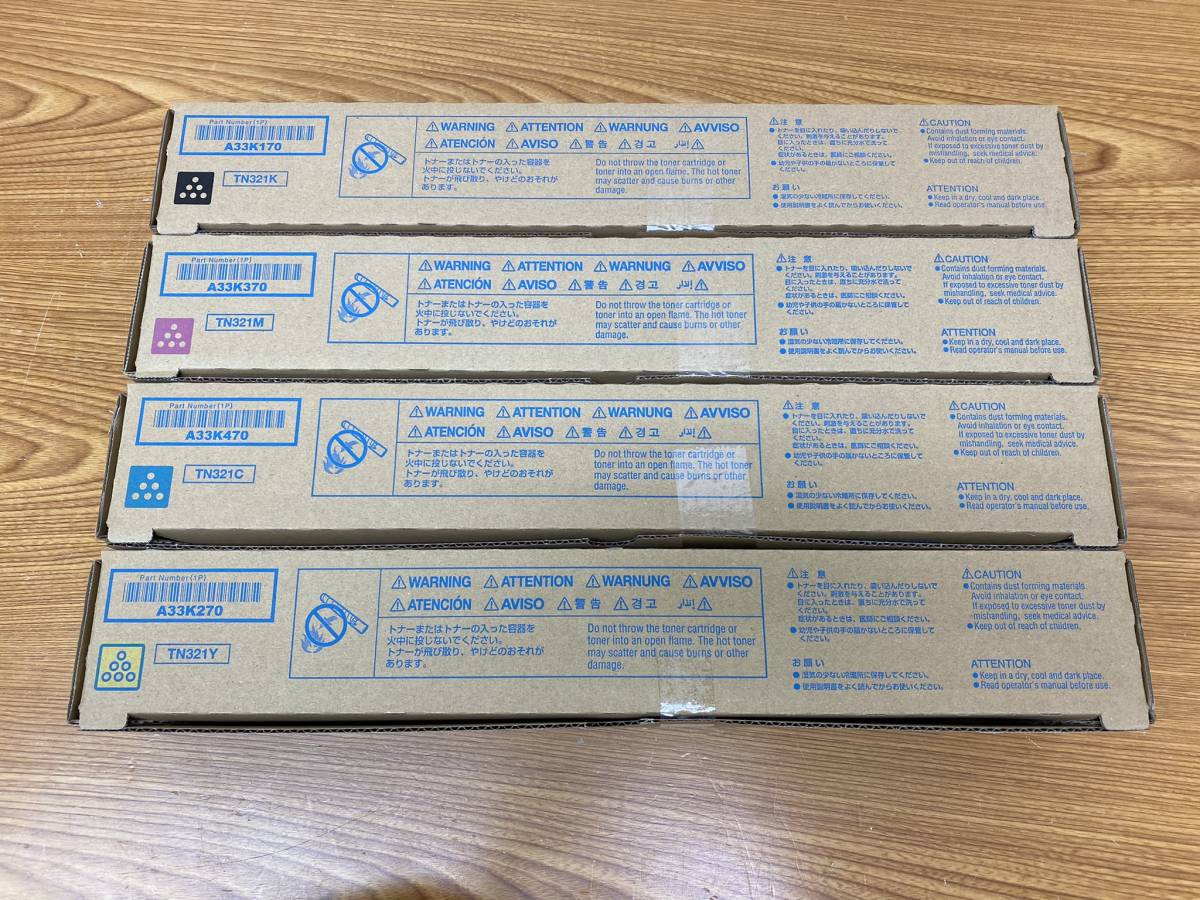 未使用 コニカミノルタ◇純正トナー 4色セット◇TN321 | www.agan.com.br
