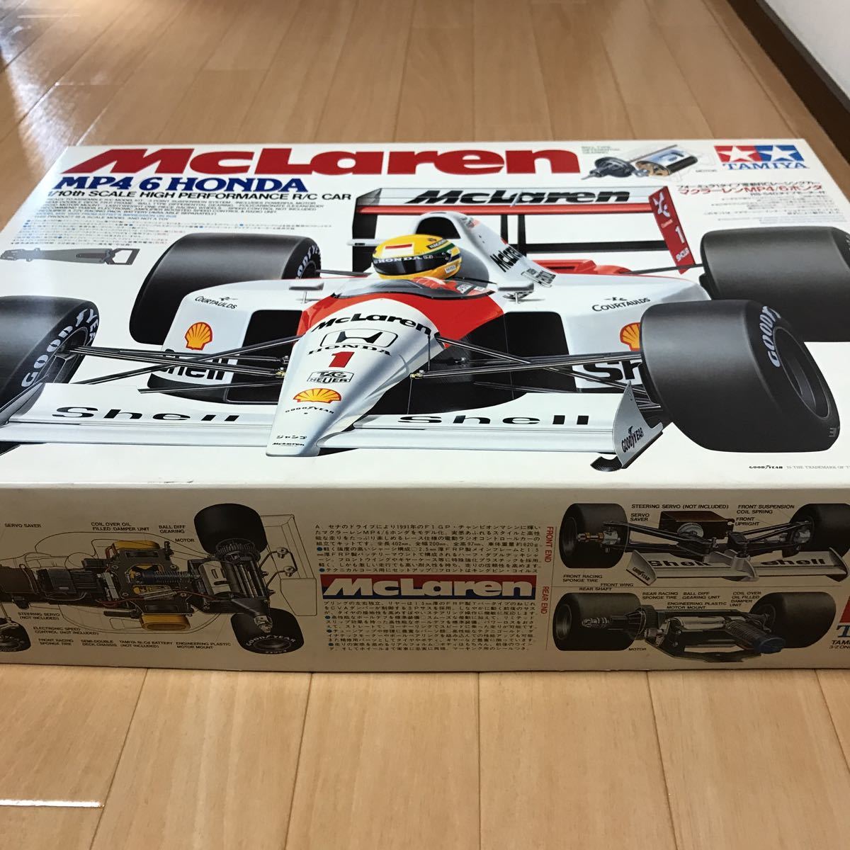 □タミヤ 未組立 マクラーレンMP4/6 ホンダ 電動RCカー