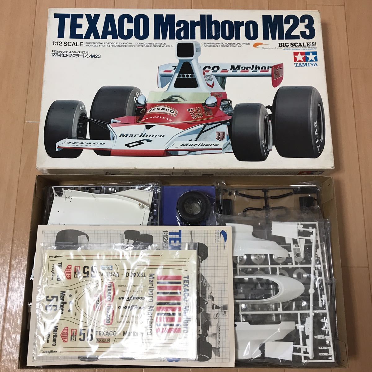 □タミヤ 未組立 1/12ビッグスケール マルボロマクラーレンM23 □タミヤ 未組立 1/12ビッグスケール マルボロマクラーレンM23