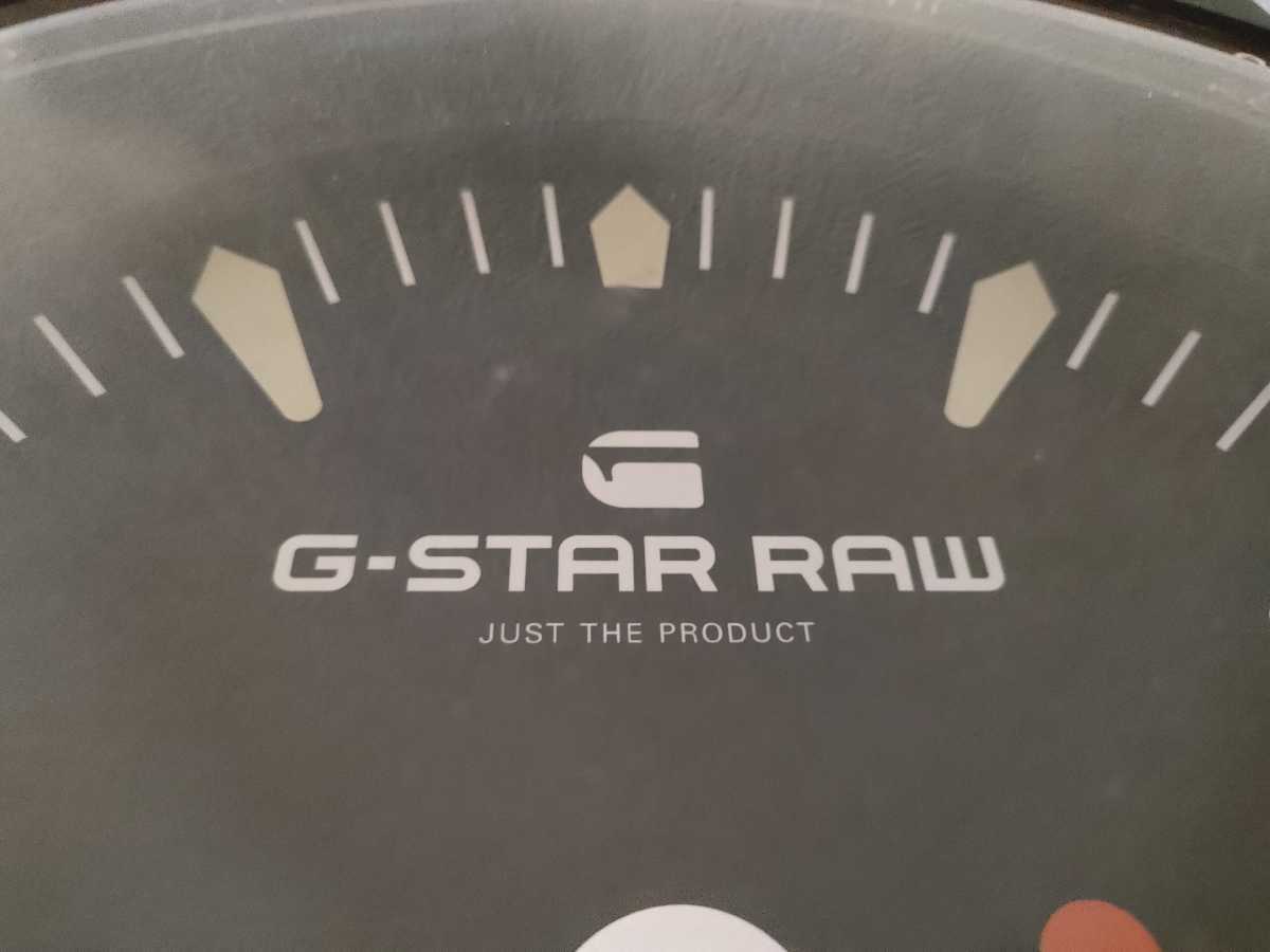 珍品希少！G-STAR RAW 店頭系 大型掛け時計　約50センチ_画像6