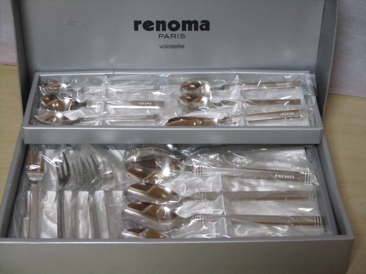 Yahoo!オークション - renoma レノマ デザートセット カトラリー 16pcs