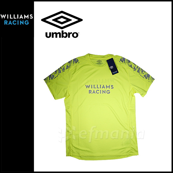 【非売品】2021 ウィリアムズ F1 支給品 リフレクター セットアップシャツ S UMBRO 新品 イエロー★ジョージ・ラッセル アンブロ_画像1