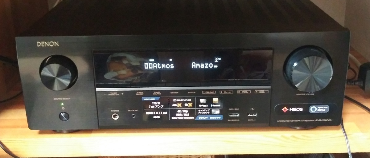 Denon AVR-X1600H AVサラウンドレシーバー ドルビーアトモス / DTS:X