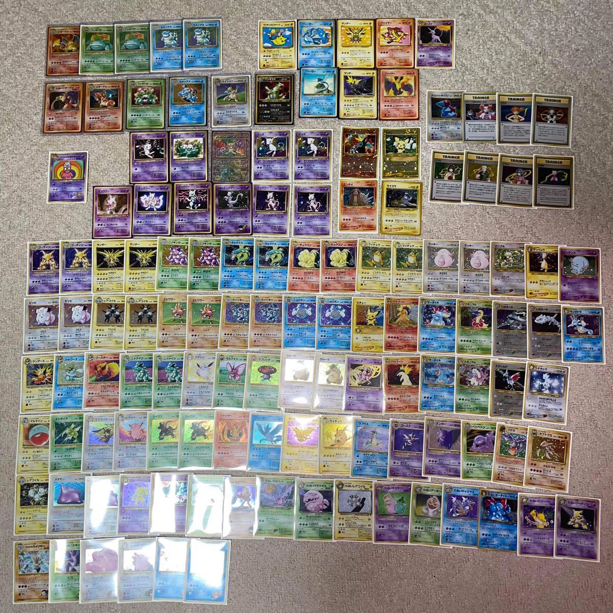 ポケモンカード 旧裏 ミュウ プロモ 旧裏面 まとめ ポケカ キラ ホロ