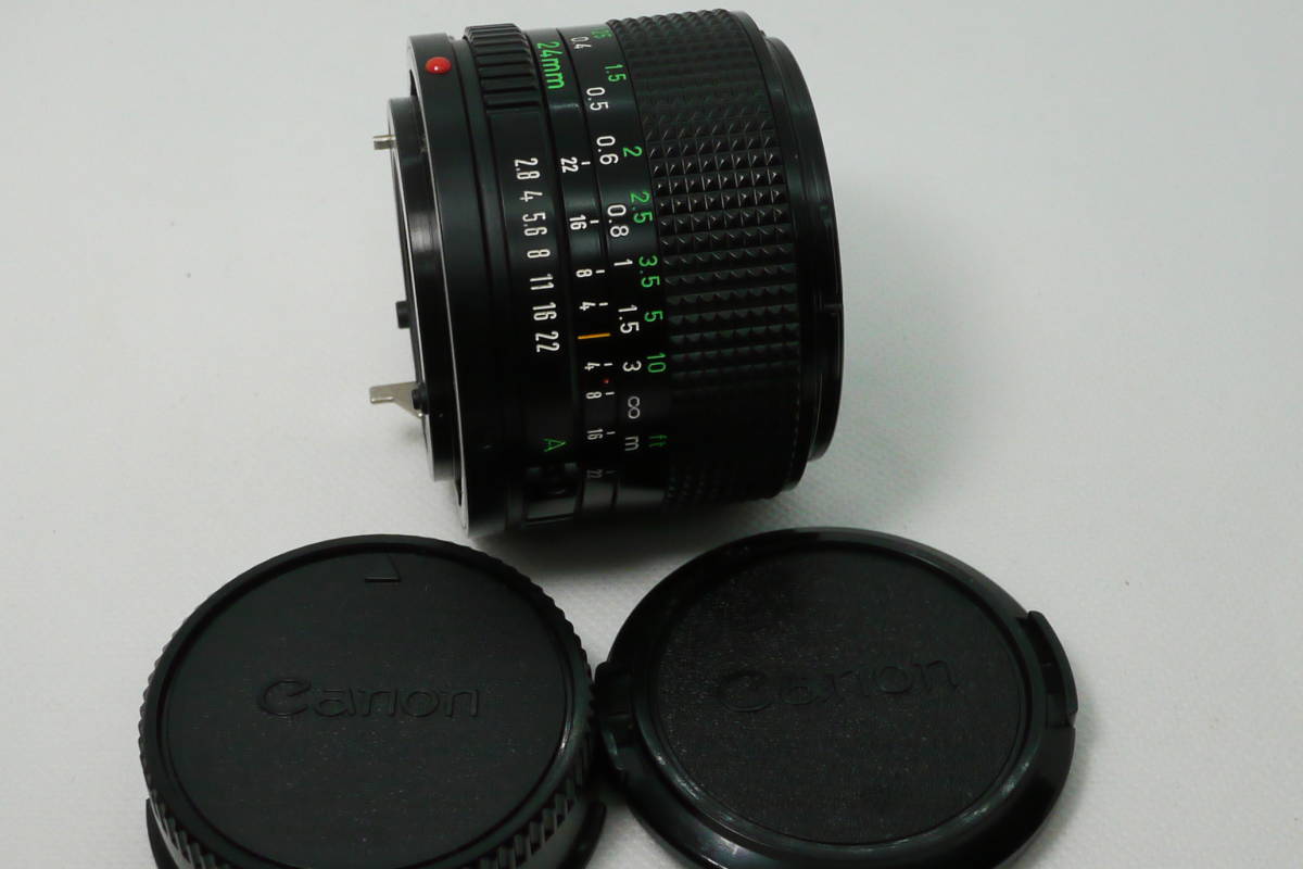 早割クーポン！ FD NEW CANON 貴重 24mm 美品 広角 F2.8 キヤノン