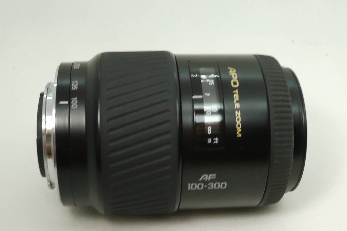 希少ミノルタα ソニーA MINOLTA AF APO 100-300mm F4.5-5.6 フード付 美品_画像2