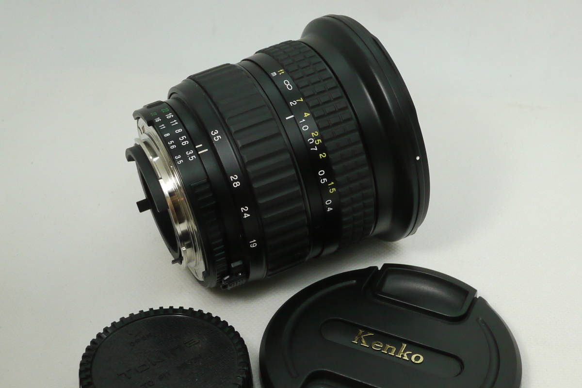 新しいエルメス 少ない ニコンFマウント Kenko 19-35mm F3.5-4.5 美品