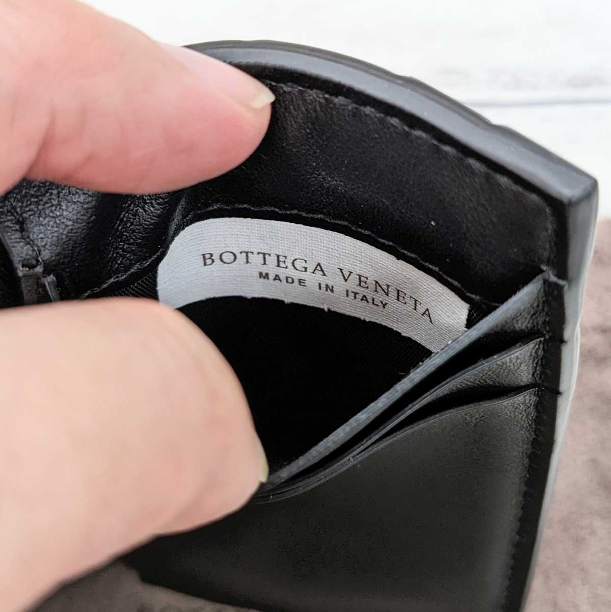 ∀ 美品 BOTTEGA イントレチャート カードケース ラバー VENETA