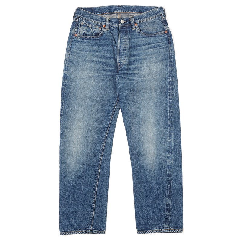 ∀ W31 未使用品 WAREHOUSE 2ND-HAND 1101 USED WASH 淡 デニムパンツ_画像1