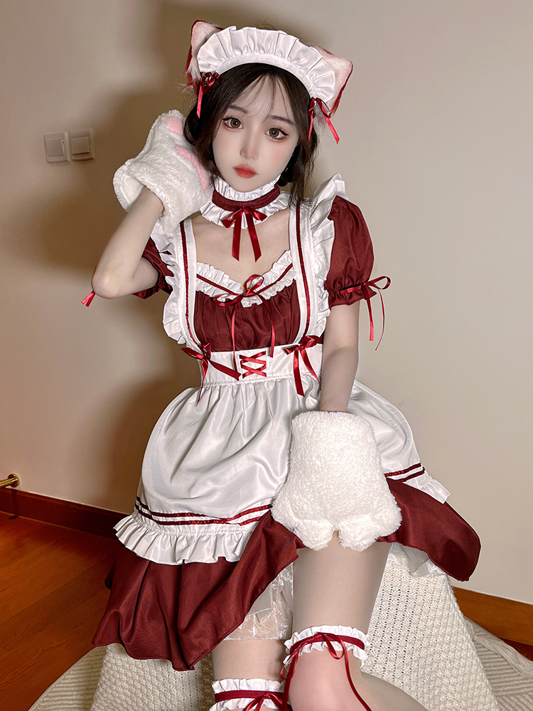 セクシーメイド服コスプレ豪華セット甘ロリータ姫ロリ萌えかわいい仮装ゴスロリS-5XL ミニ丈ワンピースエプロンエロ可愛い -女僕裝–日本!拍賣｜MYDAY代標代購網、海外購物第一站