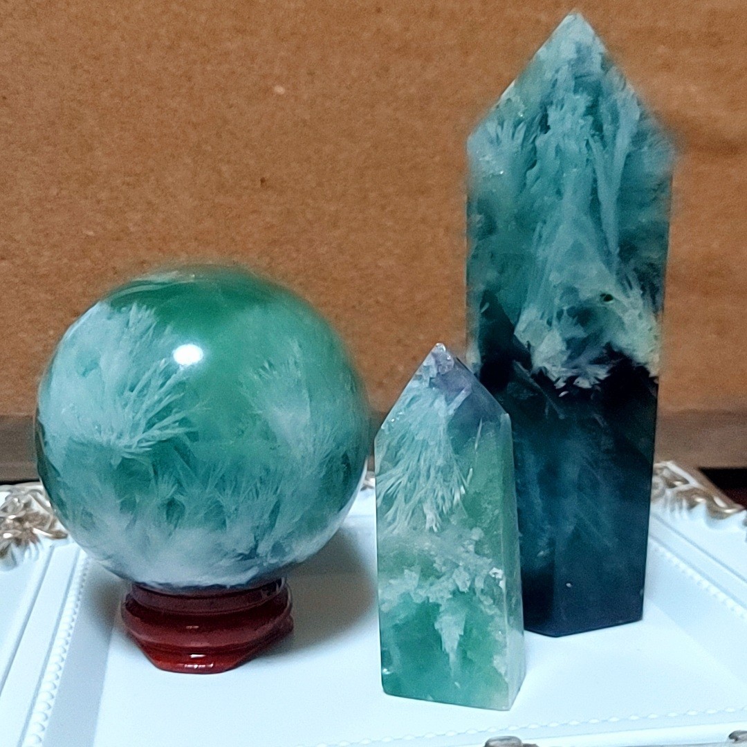 幻想的 フローライト 蛍石 (※ウエストクロスカットポケット産)(※高