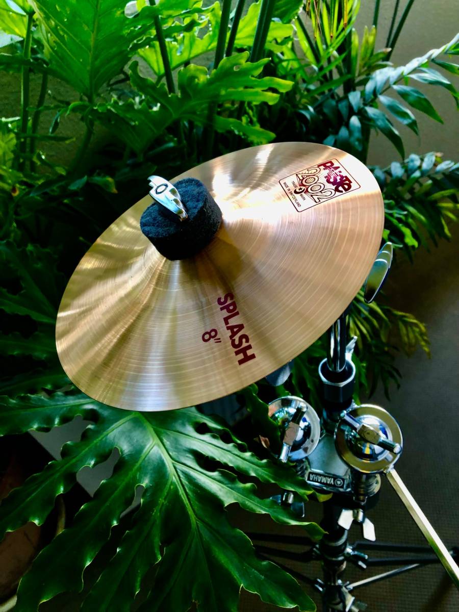 □美品!!パイステ PAisTe2002 8インチ splashシンバル&YAMAHAミニ
