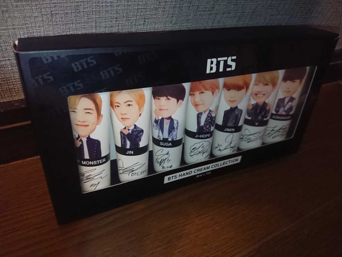 *1 start * unopened BTS official hand cream collection 30ml×7EA 7 pcs set autograph print . face .