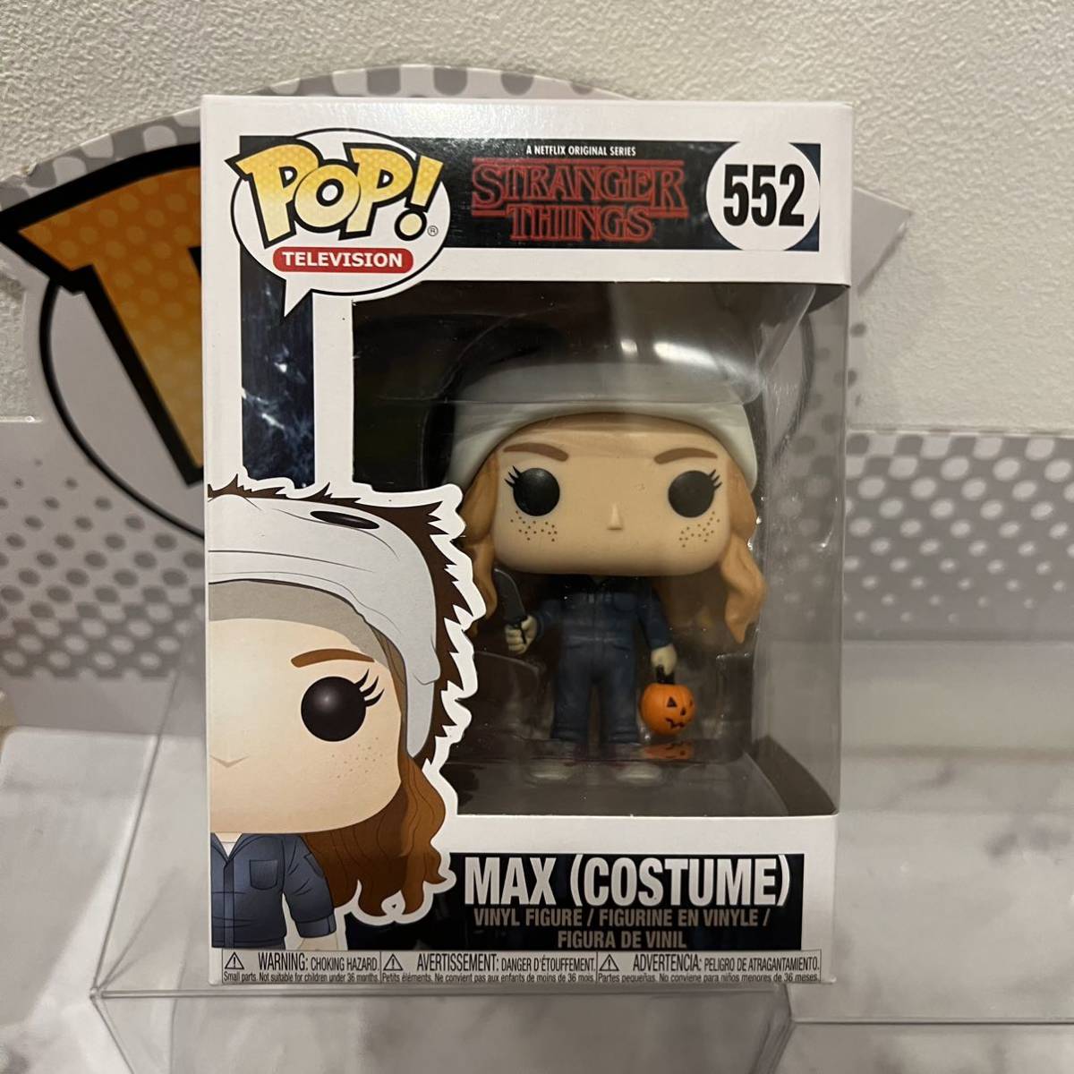 廃盤激レアFUNKO POP! ストレンジャーシングス マックス ハロウィン版