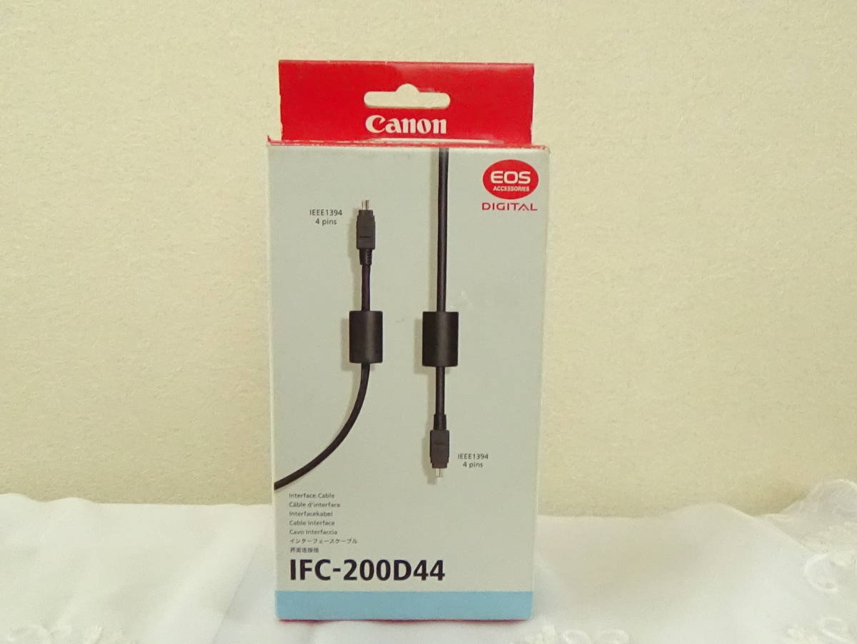 ^ новый товар не использовался CANON интерфейс кабель IFC-200D44 PC подключение для кабель IEEE1394 2m 4-4 булавка Canon оригинальный 