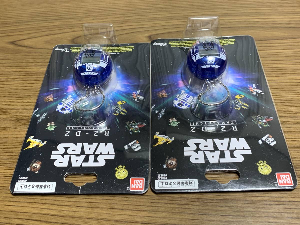 新品 未開封 STAR WARS R2－D2 (青) TAMAGOTCHI たまごっち 2個セット バンダイの画像4