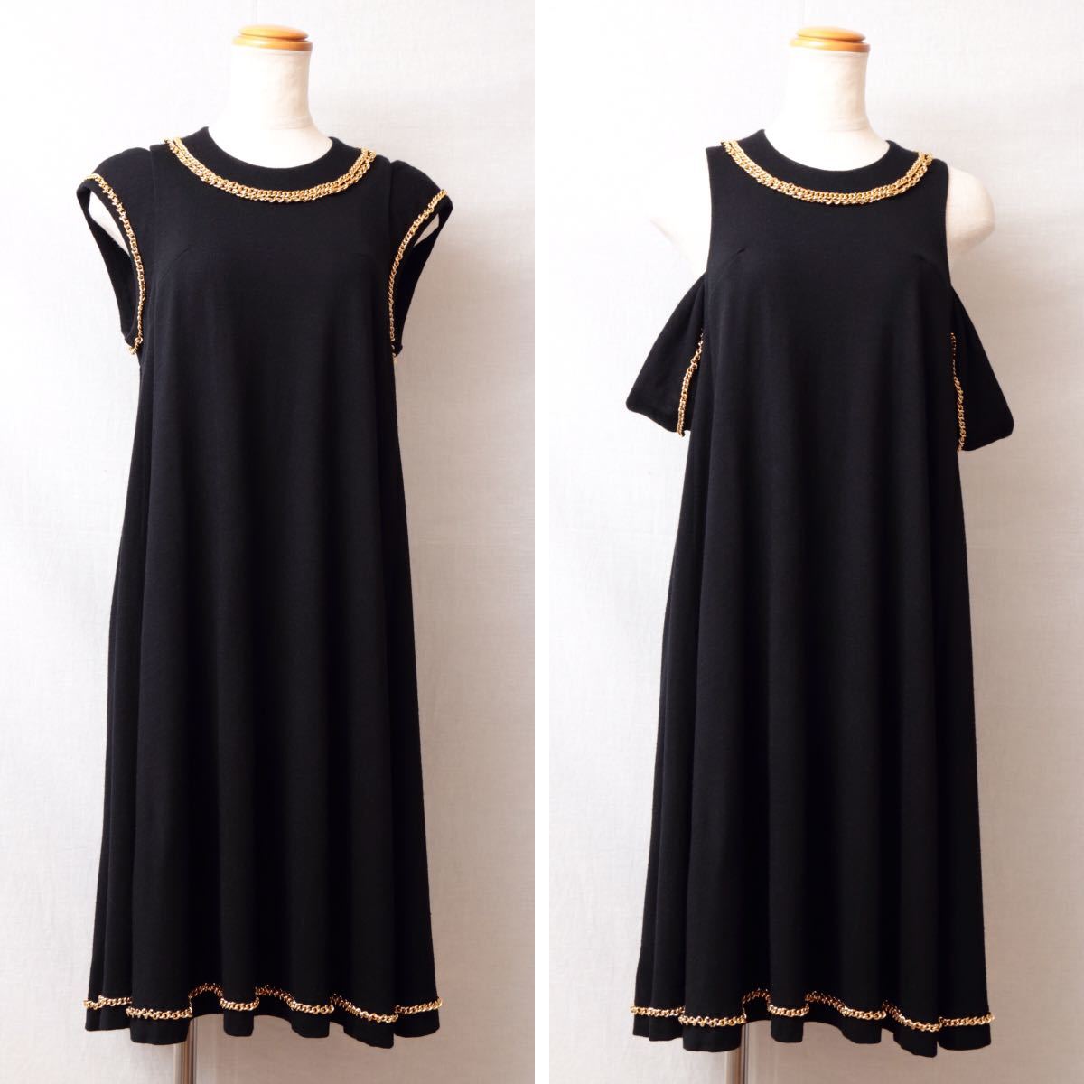 ○80s 18金チェーン vintage 初期コムデギャルソンニットタンク